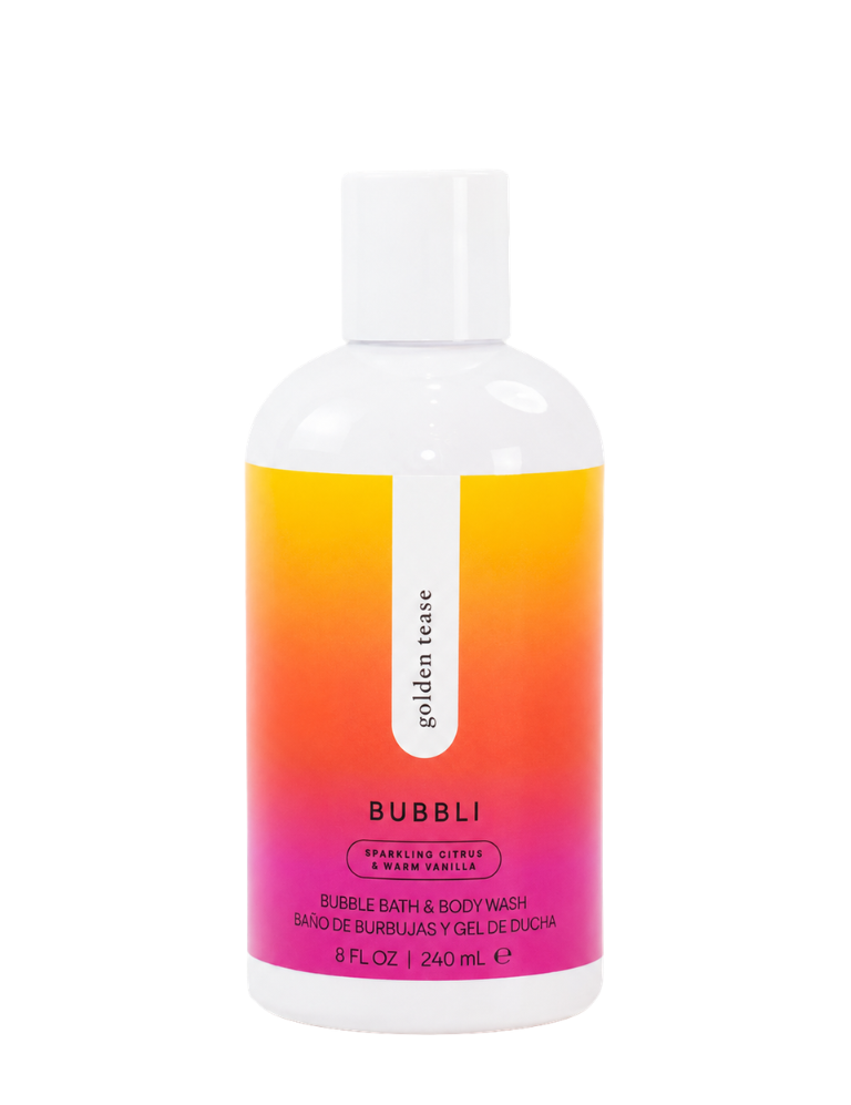 Bubbli - Gel de baño y espuma - Golden Tease