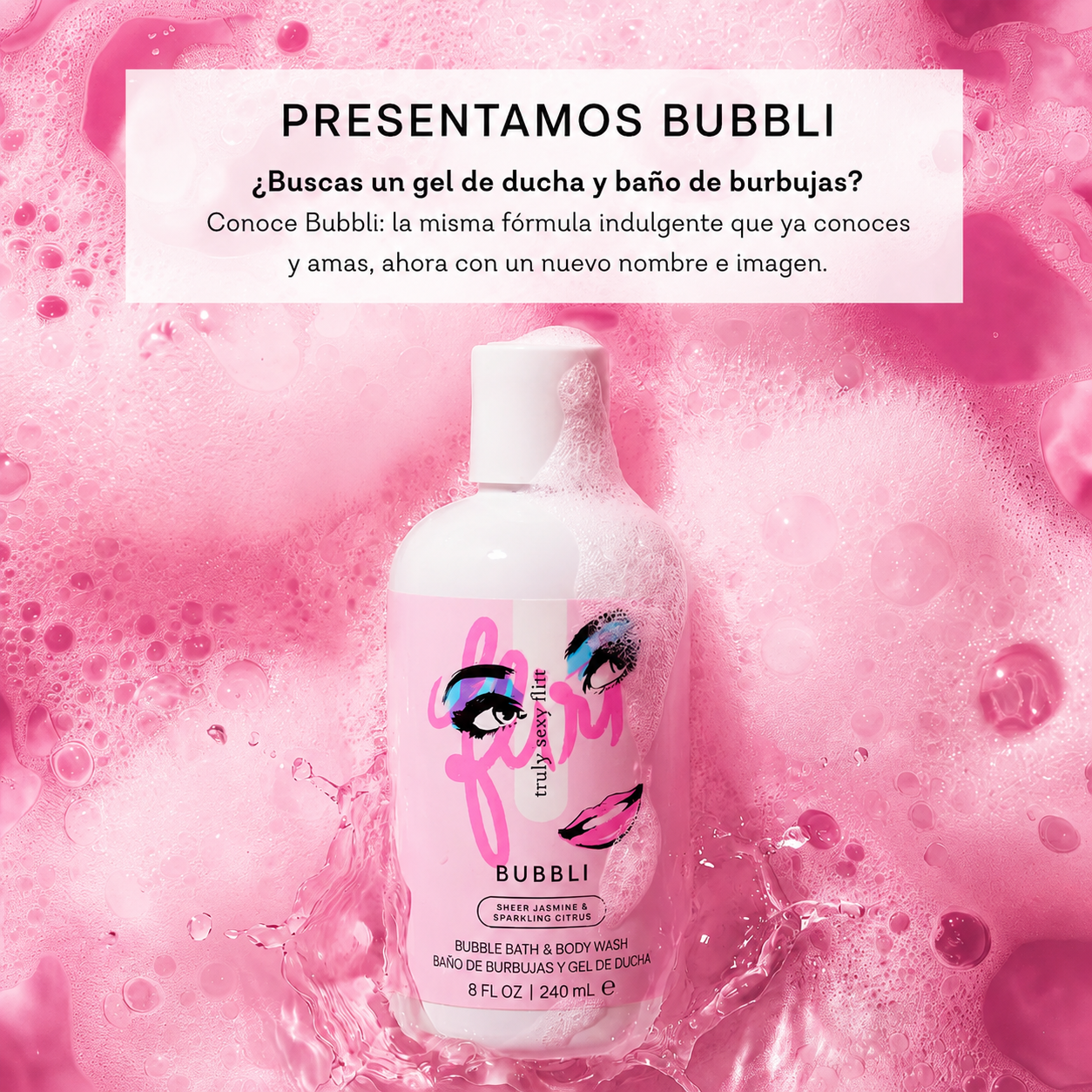Bubbli - Gel de baño y espuma - Truly Sexy Flirt